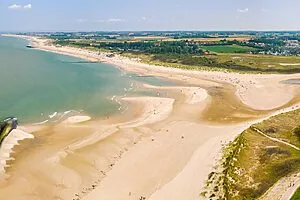 Dünen und Strand am Hundestrand Groede-Bad zwischen Breskens und Cadzand