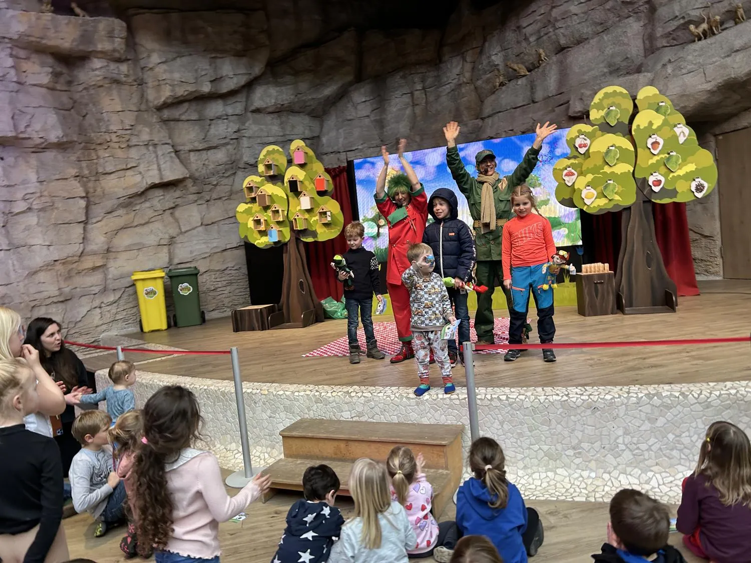 Show-Bühne im Center Parcs Park Allgäu Show-Bühne im Center Parcs Park Allgäu
