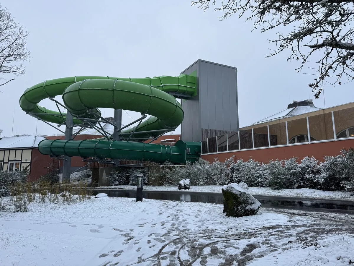 Riesenreifenrutsche Aqua Racer im Aqua Mundo des Center Parcs Park Eifel