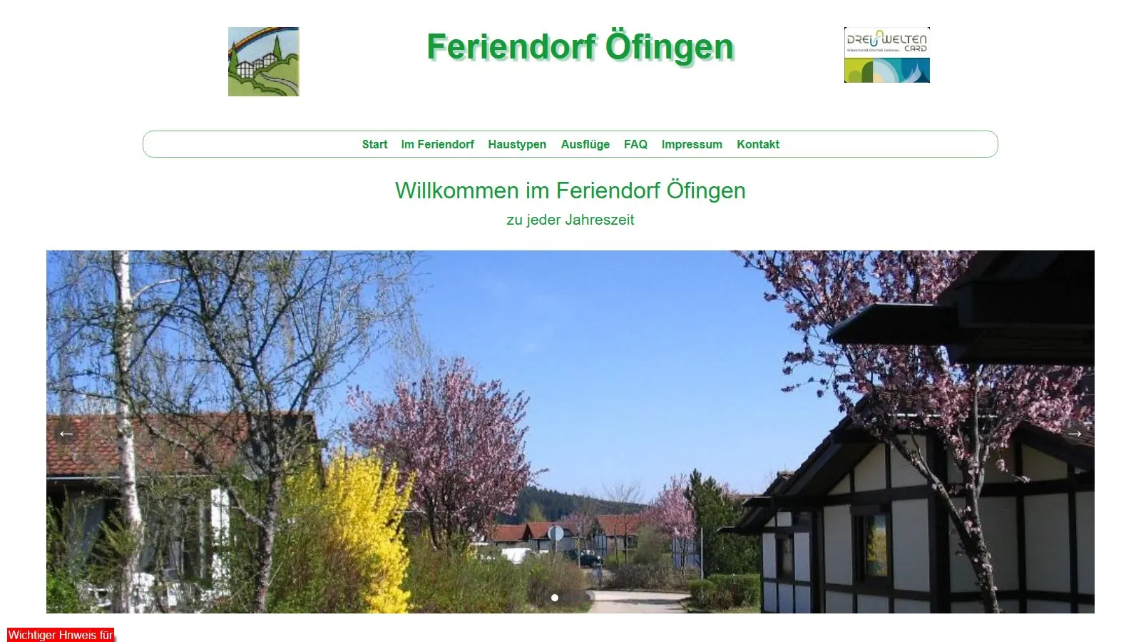 Feriendorf Öfingen