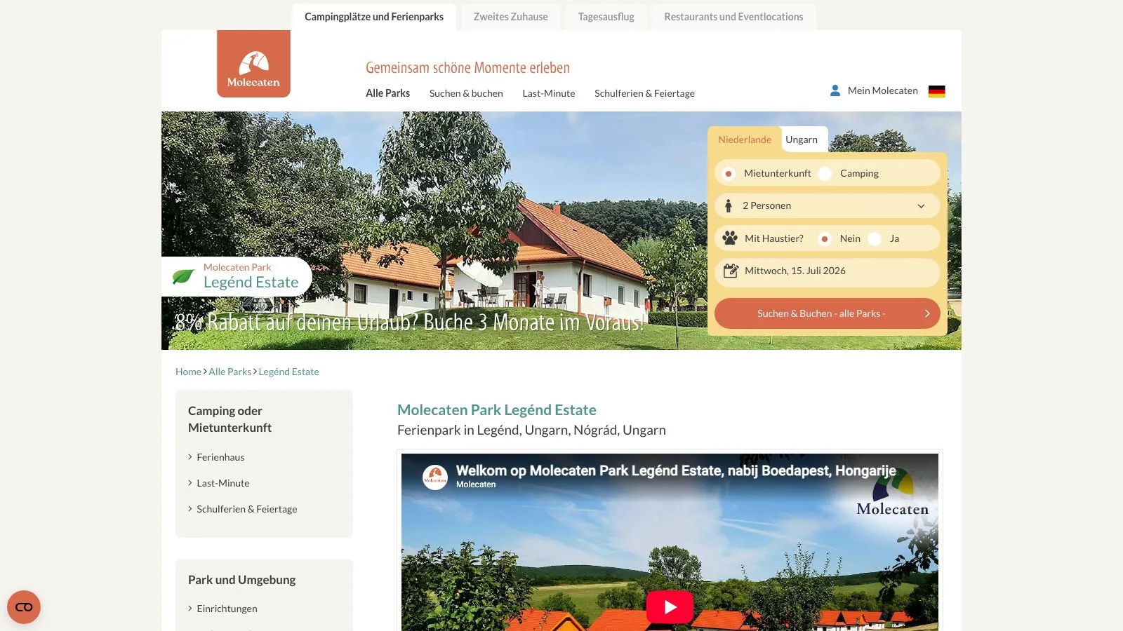 Molecaten Park Legénd Estate