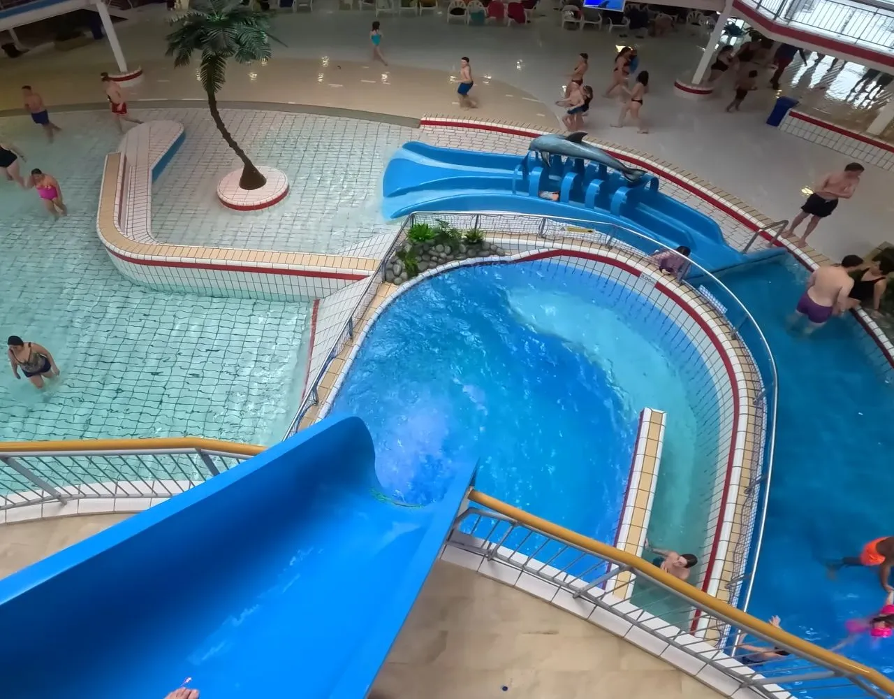 Wasserspielbereich im Tikibad Duinrell
