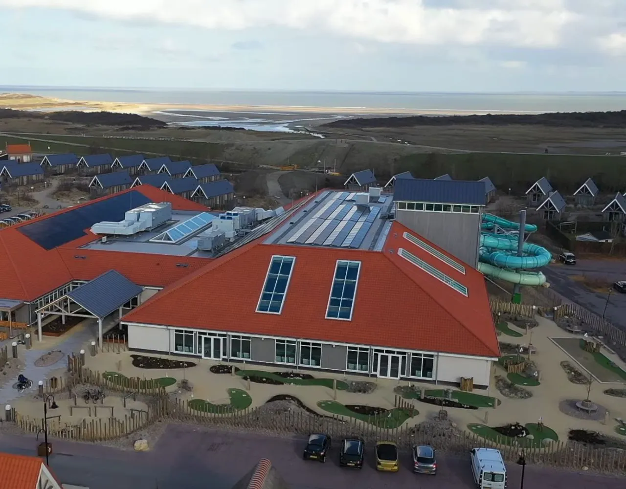 Beach Resort Nieuwvliet-Bad mit Blick auf die Nordsee
